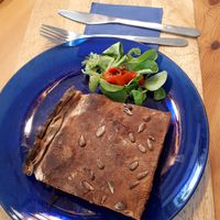 Seaweed Empanada at Ideas Peregrinas in Tui