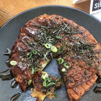 Vegan okonomiyaki pancake  at Silk in Split