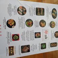 Menu at Silk in Split