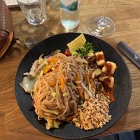 Vegan pad thai!!!!!!!  at Silk in Split
