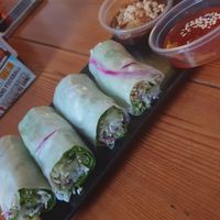 Fresh spring rolls  at Silk in Split