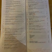 Menu at Silk in Split