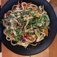 Hong kong udon noodles no egg at Silk in Split