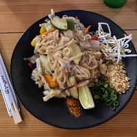 Pad thai no egg no fish sauce at Silk in Split