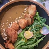 katsu curry at The Green Affair - Saldanha in Lisbon