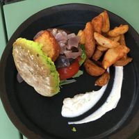 Bean burger   at The Green Affair - Saldanha in Lisbon