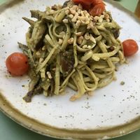 Pesto linguini  at The Green Affair - Saldanha in Lisbon