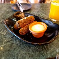 Croquete de espinafre at The Green Affair - Saldanha in Lisbon