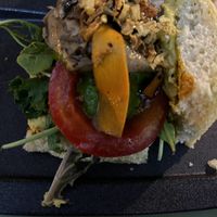 Focaccia Sandwich von der Spezial-Karte  at The Green Affair - Saldanha in Lisbon