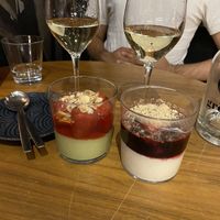 Avacado Mousse and Cup Cheesecake  at The Green Affair - Saldanha in Lisbon