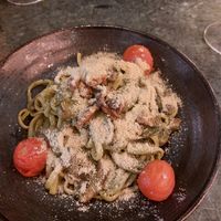 Pasta pesto at The Green Affair - Saldanha in Lisbon
