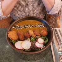 Katsu curry at The Green Affair - Saldanha in Lisbon