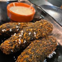 Appetizers - Spinach croquettes at The Green Affair - Saldanha in Lisbon