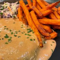 Seitan steak at The Green Affair - Saldanha in Lisbon
