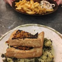 Tofu a lagareiro at The Green Affair - Saldanha in Lisbon