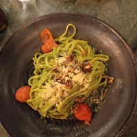 Pasta al pesto at The Green Affair - Saldanha in Lisbon