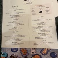 Menu 1/2  at The Green Affair - Saldanha in Lisbon