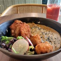 Main: Katsu Curry at The Green Affair - Saldanha in Lisbon