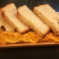 Hoummous chick pea & sweet potato : really good! at The Green Affair - Saldanha in Lisbon