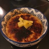 Creme bruleé at The Green Affair - Saldanha in Lisbon