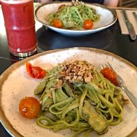 linguine ao pesto at The Green Affair - Saldanha in Lisbon