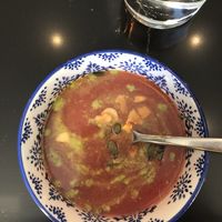 watermelon gazpacho at The Green Affair - Saldanha in Lisbon