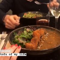 Katzu curry at The Green Affair - Saldanha in Lisbon