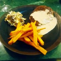 Seitan steak at The Green Affair - Saldanha in Lisbon