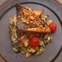 Tofu a lagareiro at The Green Affair - Saldanha in Lisbon