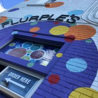 Store front. at Flurple's in Sudbury