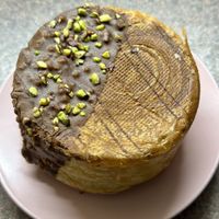 Pistache croissant  at Patisserie Chocolaterie Peigné in Lille