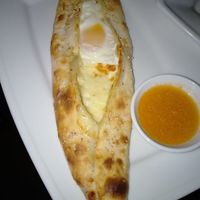 Hachapuri-freshly baked at Zeytun in Hoi An