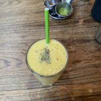 vegan mango lassi  at Dishoom - Covent Garden in London