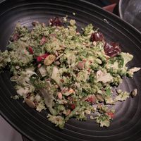 Do not sleep on this broccoli salad. It is insanely good!  at Dishoom - Covent Garden in London