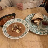 Porridge vegan Saige’s nann  at Dishoom - Covent Garden in London