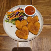 Corn cakes. Pretty good. at Padmanadi in Edmonton