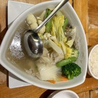 Wonton soup  at Padmanadi in Edmonton