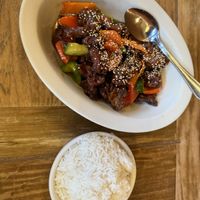 general tao dinner set  at Padmanadi in Edmonton