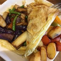  Egan eggplant omelette (brunch menu) at Padmanadi in Edmonton