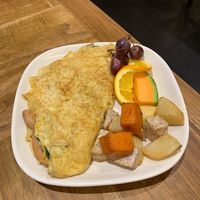Bean curd omelette  at Padmanadi in Edmonton