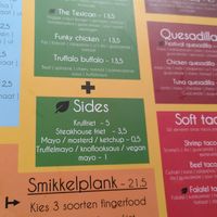 Menu at Pistache in Valkenburg