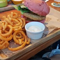 Vegan burger at Pistache in Valkenburg