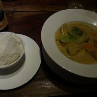 Rice and tofu veg curry at Gecko - Hang Bong in Hanoi