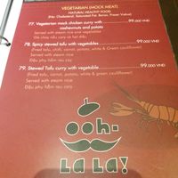 veg selections at Gecko - Hang Bong in Hanoi