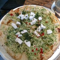 Zukini pizza at Otomat in Ghent