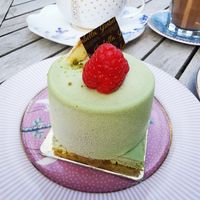 Pistache pastry. Amazing 😍 at Isabella Glutenfreie Patisserie in Aachen