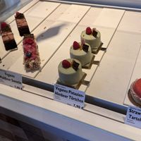 Some vegan cakes  at Isabella Glutenfreie Patisserie in Aachen