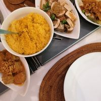 Rice table at Kapulaga in Maastricht