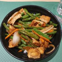 Arroz con verduras y tofu at Kiu Nam in Barcelona