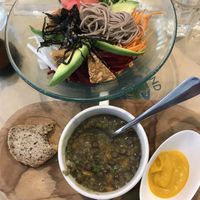 Dragon Bargain was plenty and delicious 😋  at Earth Cafe and Market in Seminyak